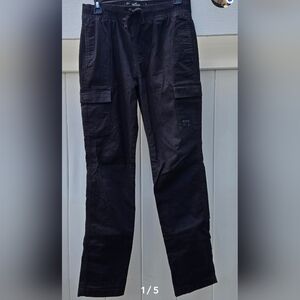 Hollister Men's Black Cargo Pants